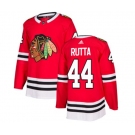 Youth Adidas Chicago Blackhawks #44 Jan Rutta Authentic Red Home NHL Jersey