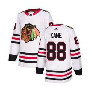 Youth Adidas Chicago Blackhawks #88 Patrick Kane Authentic White Away NHL Jersey