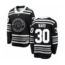 Youth Chicago Blackhawks #30 Cam Ward Black 2019 Winter Classic Fanatics Branded Breakaway NHL Jersey