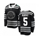 Youth Chicago Blackhawks #5 Connor Murphy Black 2019 Winter Classic Fanatics Branded Breakaway NHL Jersey