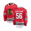 Youth Chicago Blackhawks #56 Erik Gustafsson Fanatics Branded Red Home Breakaway NHL Jersey