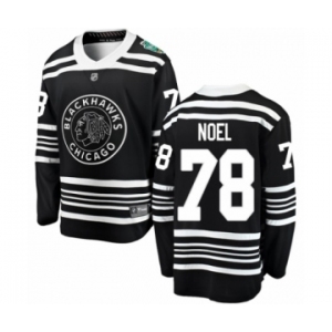 Youth Chicago Blackhawks #78 Nathan Noel Black 2019 Winter Classic Fanatics Branded Breakaway NHL Jersey