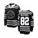Youth Chicago Blackhawks #82 Jordan Oesterle Black 2019 Winter Classic Fanatics Branded Breakaway NHL Jersey