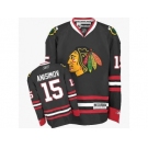 Youth Reebok Chicago Blackhawks #15 Artem Anisimov Premier Black Third NHL Jersey