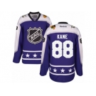 Youth Reebok Chicago Blackhawks #88 Patrick Kane Authentic Purple Central Division 2017 All-Star NHL Jersey