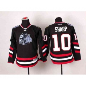 youth nhl jerseys chicago blackhawks #10 sharp black-1[2014 new stadium][the skeleton head]