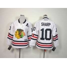 youth nhl jerseys chicago blackhawks #10 sharp white[2015 winter classic]