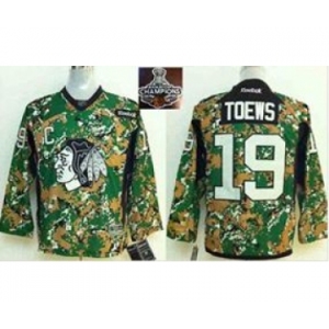 youth nhl jerseys chicago blackhawks #19 toews camo[2015 Stanley cup champions]