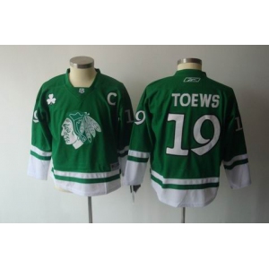 youth nhl jerseys chicago blackhawks #19 toews green(2011 new)