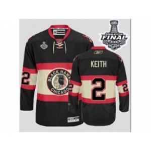 youth nhl jerseys chicago blackhawks #2 keith black New Third[2015 winter classic]