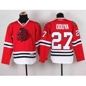 youth nhl jerseys chicago blackhawks #27 oduya red[the skeleton head][oduya