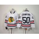 youth nhl jerseys chicago blackhawks #50 crawford white[2015 winter classic]
