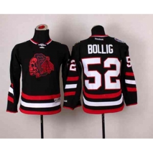 youth nhl jerseys chicago blackhawks #52 bollig black[2014 new stadium][the skeleton head]