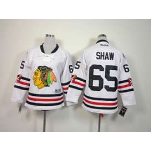 youth nhl jerseys chicago blackhawks #65 shaw white[2015 winter classic]