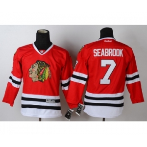 youth nhl jerseys chicago blackhawks #7 seabrook red