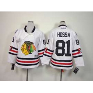 youth nhl jerseys chicago blackhawks #81 hossa white[2015 winter classic]