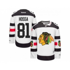 youth nhl jerseys chicago blackhawks #81 hossa white[2016 stadium]