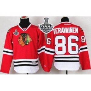 youth nhl jerseys chicago blackhawks #86 teravainen red[2015 stanley cup]