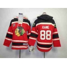 youth nhl jerseys chicago blackhawks #88 kane black-red[pullover hooded sweatshirt]