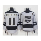 Los Angeles Kings #11 Anze Kopitar Gray Alternate Stitched NHL Jersey