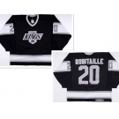 Los Angeles Kings #20 Luc Robitaille Black Throwback CCM Jersey