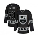 Los Angeles Kings #73 Tyler Toffoli Black Team Logos Fashion Jersey