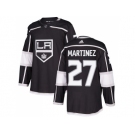 Men Adidas Los Angeles Kings #27 Alec Martinez Black Home Authentic Stitched NHL Jersey