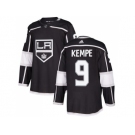 Men Adidas Los Angeles Kings #9 Adrian Kempe Black Home Authentic Stitched NHL Jersey