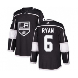 Men's Kings #6 Joakim Ryan Black Home Authentic Stitched Hockey Jersey