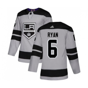 Men's Kings #6 Joakim Ryan Gray Alternate Authentic Stitched Hockey Jersey