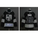 Men's LA Kings With Dodgers #32 Jonathan Quick Black Stitched Hockey Hockey Jersey