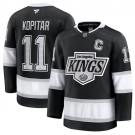 Men's Los Angeles Kings #11 Anze Kopitar Black 2024-25 Home Stitched Hockey Jersey