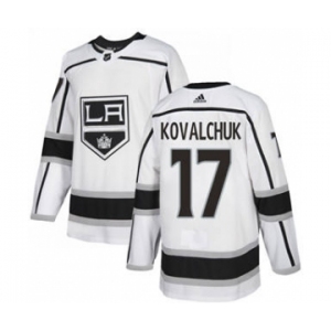 Men's Los Angeles Kings #17 Ilya Kovalchuk White Road Stitched Hockey Jersey