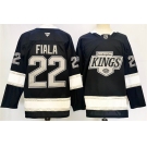 Men's Los Angeles Kings #22 Kevin Fiala Black 2024-25 Home Stitched Hockey Jersey