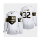 Men's Los Angeles Kings #32 Anze Kopitar White Golden Edition Limited Stitched Hockey Jersey