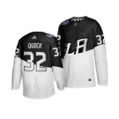 Men's Los Angeles Kings #32 Jonathan Quick 2020 Stadium Series White Black Stitched Hockey Jersey