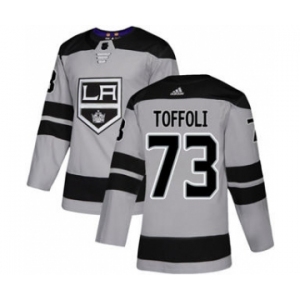 Men's Los Angeles Kings #73 Tyler Toffoli Gray Alternate Stitched Hockey Jersey