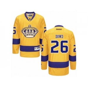 Men's Reebok Los Angeles Kings #26 Nic Dowd Authentic Gold Alternate NHL Jersey