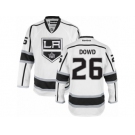 Men's Reebok Los Angeles Kings #26 Nic Dowd Authentic White Away NHL Jersey