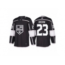 Men's adidas Dustin Brown Los Angeles Kings #23 Black 2018 New Season Team Home Jersey