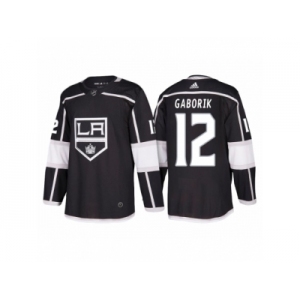 Men's adidas Marian Gaborik Los Angeles Kings #12 Black 2018 New Season Team Home Jersey