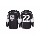 Men's adidas Trevor Lewis Los Angeles Kings #22 Black 2018 New Season Team Home Jersey