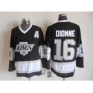 nhl jerseys los angeles kings #16 dionne black[patch A][m&n]