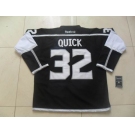 nhl jerseys los angeles kings #32 quick black white