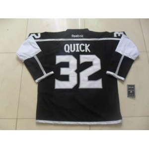 nhl jerseys los angeles kings #32 quick black white