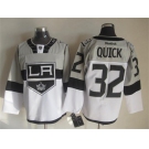 nhl jerseys los angeles kings #32 quick white-grey