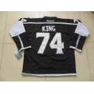nhl jerseys los angeles kings #74 king black