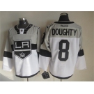 nhl jerseys los angeles kings #8 doughty white-grey