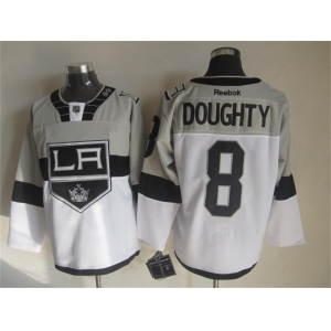 nhl jerseys los angeles kings #8 doughty white-grey