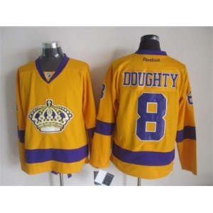 nhl jerseys los angeles kings #8 drew doughty yellow